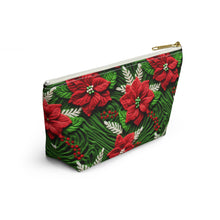 Load image into Gallery viewer, Accessory Pouch - Poinsettia Knit
