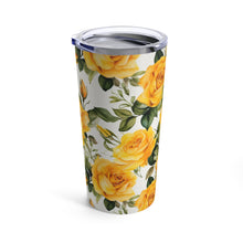 Load image into Gallery viewer, Tumbler 20oz - Yellow Roses
