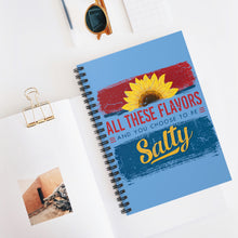 Load image into Gallery viewer, Ruled Spiral Notebook - Salty

