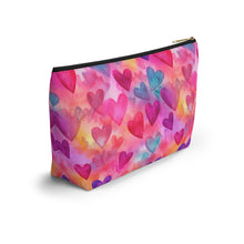 Load image into Gallery viewer, Accessory Pouch - Multi Color Hearts
