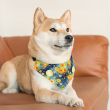Load image into Gallery viewer, Pet Bandana Collar - Full Moon Floral
