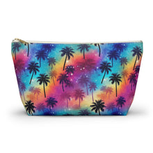 Load image into Gallery viewer, Accessory Pouch - Rainbow Palm Trees
