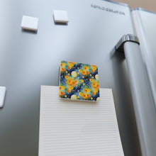 Load image into Gallery viewer, Porcelain Magnet - Square - Full Moon Floral
