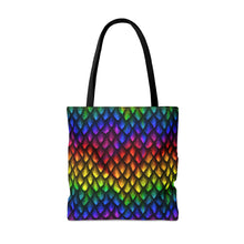 Load image into Gallery viewer, Tote Bag - Rainbow Dragon Scale
