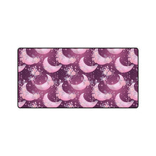 Load image into Gallery viewer, Desk Mats - Pink Floral Moons
