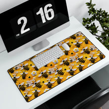 Load image into Gallery viewer, Desk Mat - Knitted Bees
