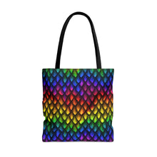 Load image into Gallery viewer, Tote Bag - Rainbow Dragon Scale
