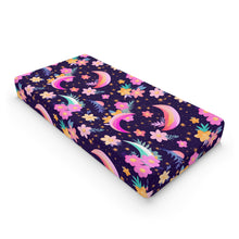 Load image into Gallery viewer, Baby Changing Pad Cover - Floral Nights
