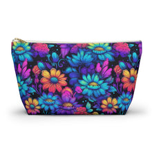 Load image into Gallery viewer, Accessory Pouch - Neon Flowers

