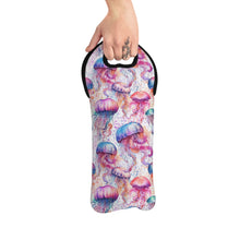 Load image into Gallery viewer, Wine Tote Bag - Rainbow Jellyfish
