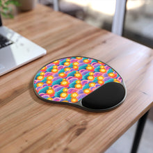 Load image into Gallery viewer, Mouse Pad With Wrist Rest - Sunny Waves
