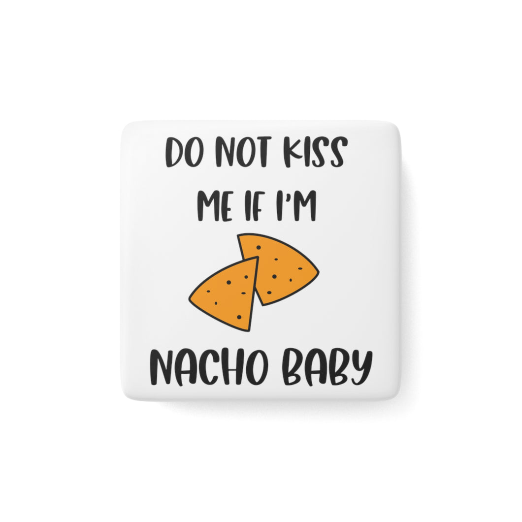 Porcelain Magnet - Square - Nacho Baby