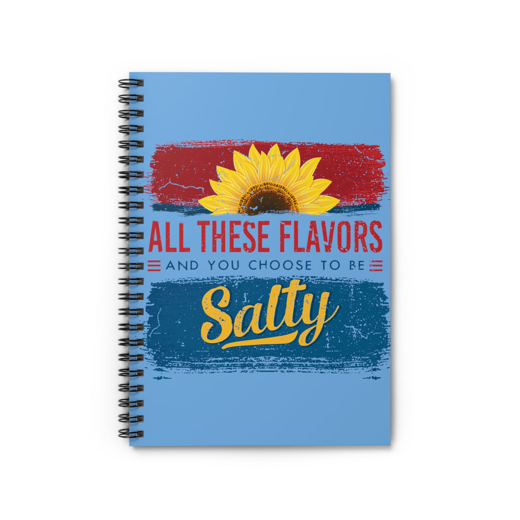Ruled Spiral Notebook - Salty