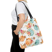 Load image into Gallery viewer, Tote Bag - Floral Pumpkin
