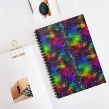 Load image into Gallery viewer, Ruled Spiral Notebook - Dark Galaxy

