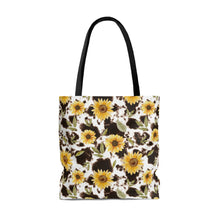 Load image into Gallery viewer, Tote Bag - Floral Cow
