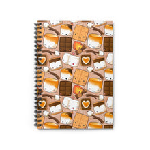 Load image into Gallery viewer, Ruled Spiral Notebook - S&#39;mores
