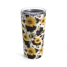 Load image into Gallery viewer, Tumbler 20oz - Floral Cow
