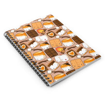 Load image into Gallery viewer, Ruled Spiral Notebook - S&#39;mores
