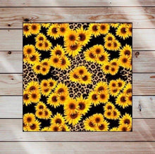 Load image into Gallery viewer, Printed in - Leopard Sunflowers

